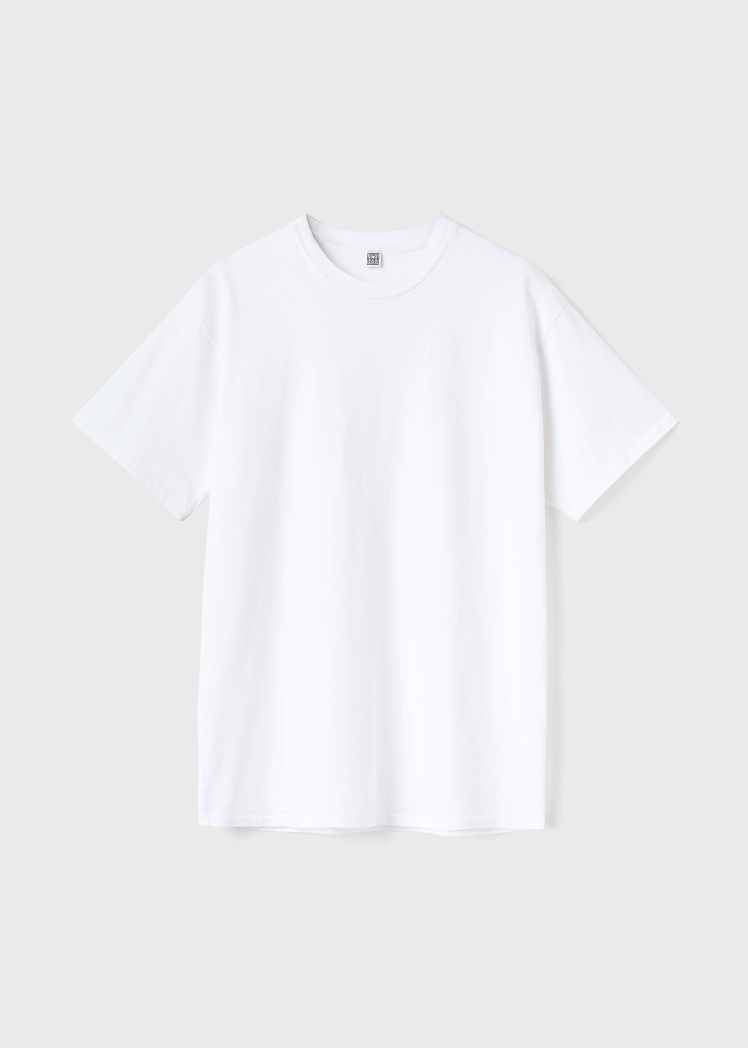 Straight cotton tee off-white