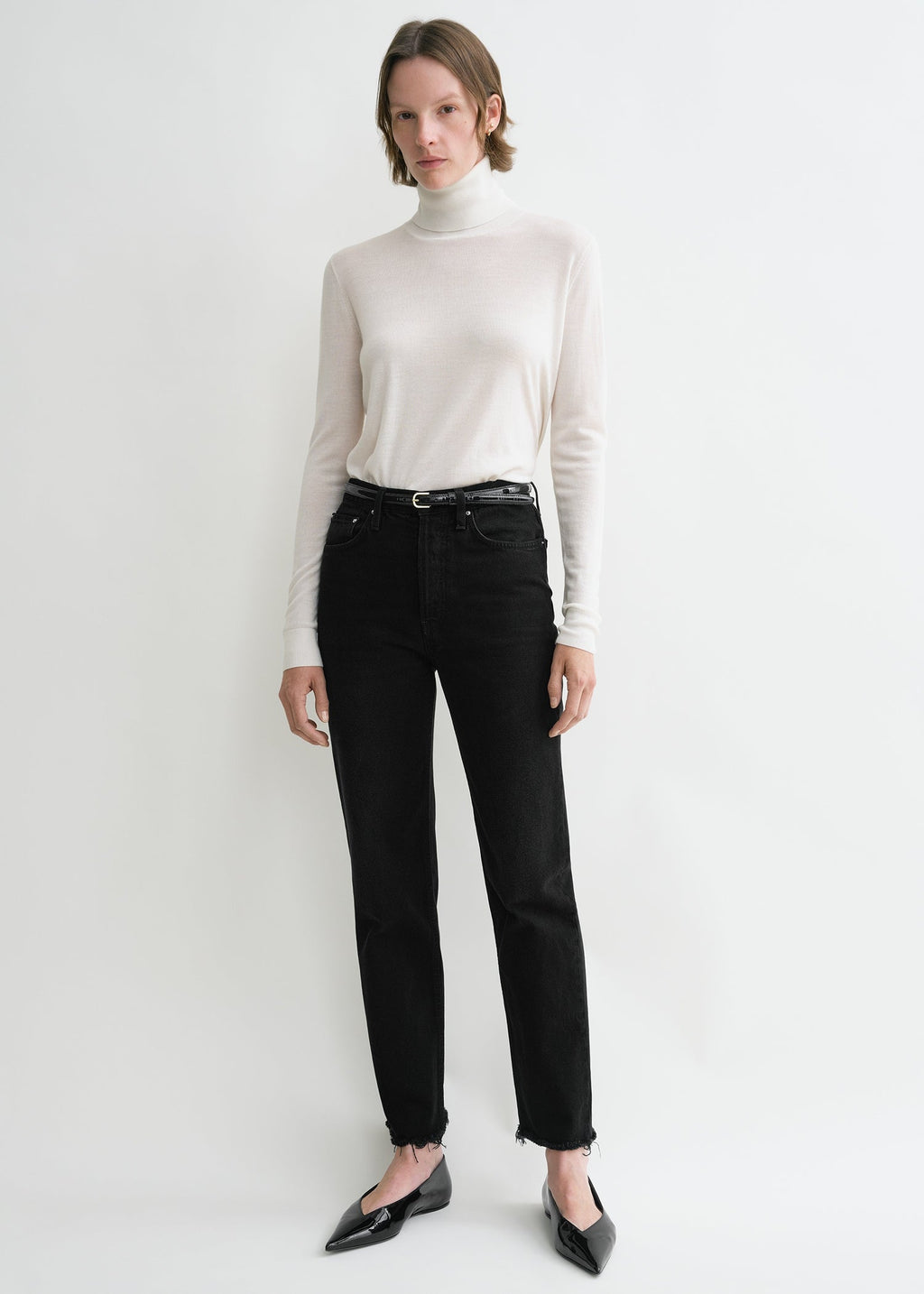 Classic cut denim black