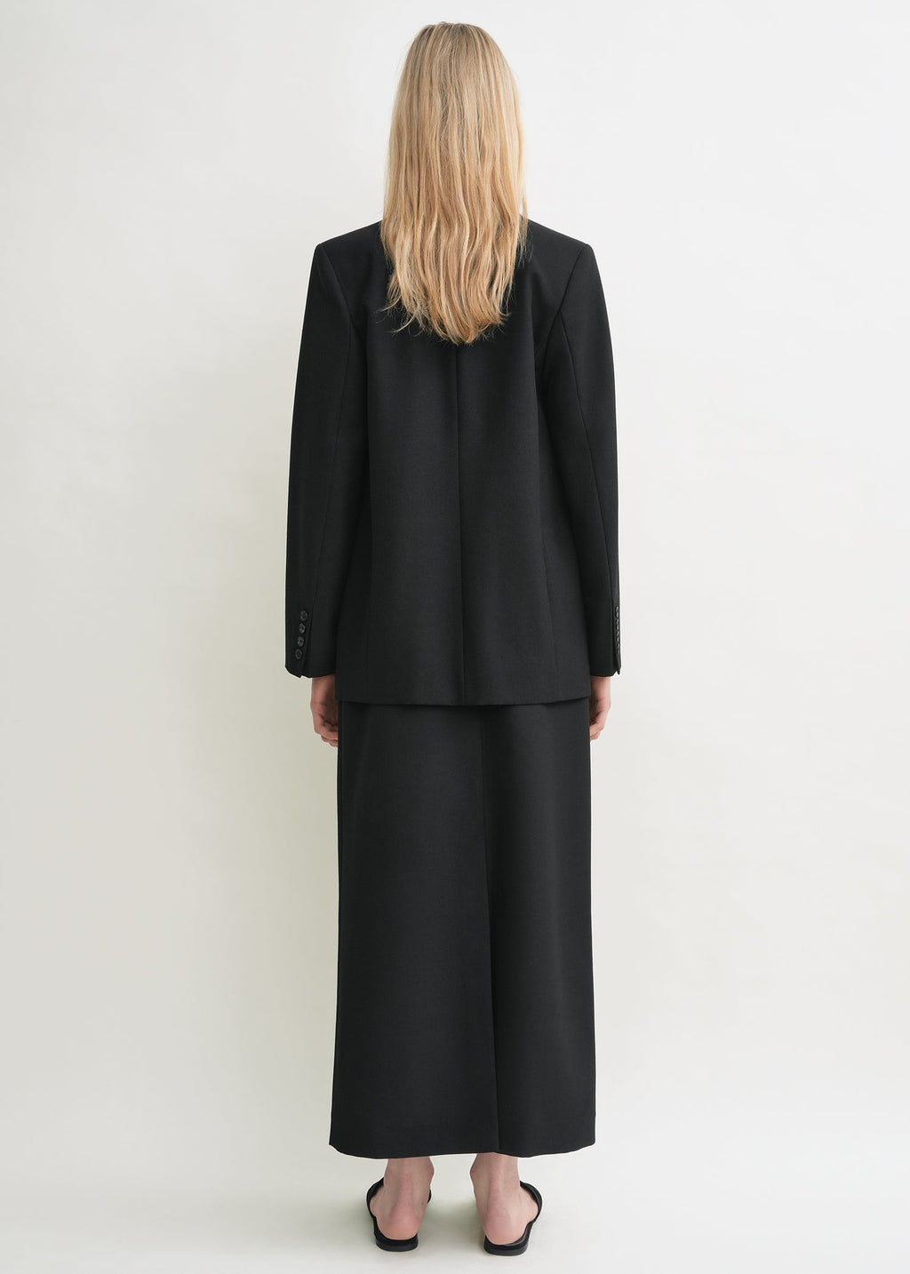 Tailored suit jacket black